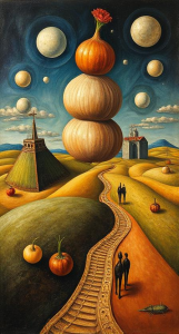 AI gegenereerde afbeelding voor 'Layered Services of Asgard'